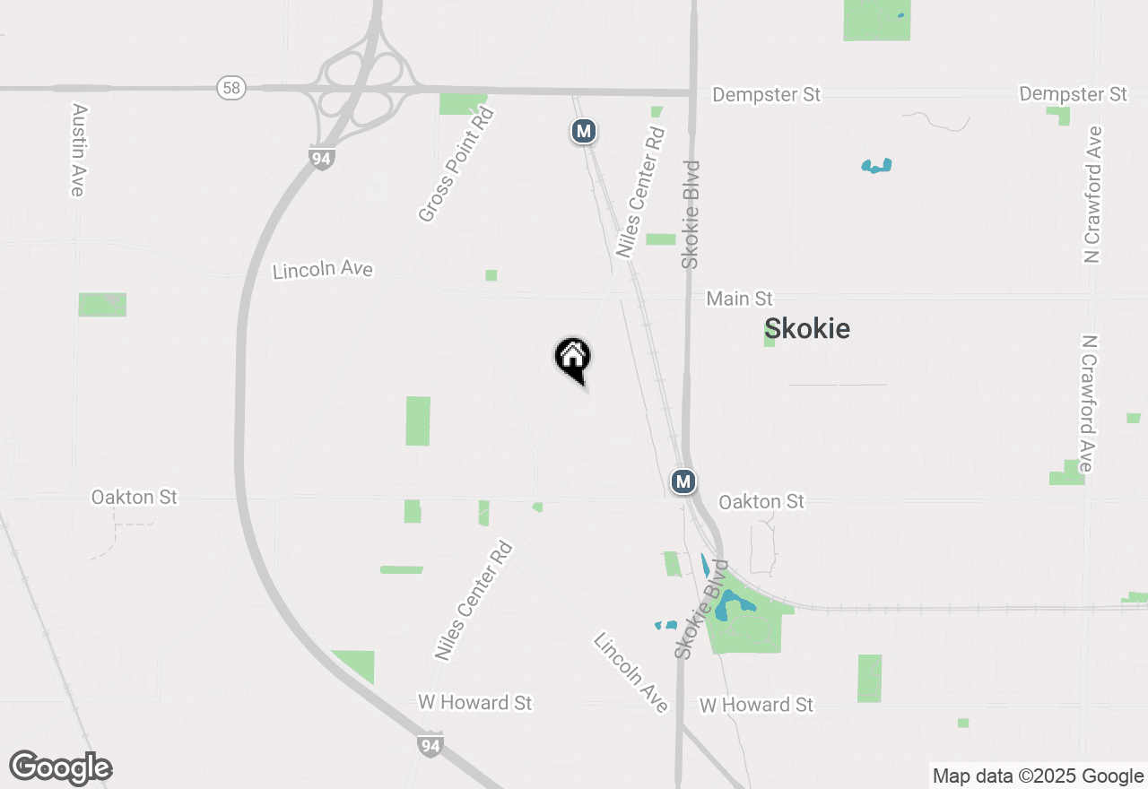 Map of 8203 Niles Center Road #3B, Skokie, IL 60077