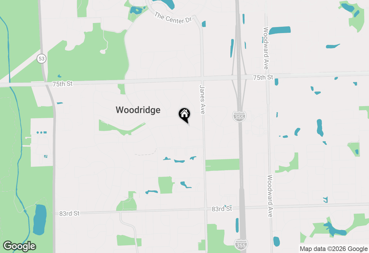 Map of 7756 Chestnut Avenue, Woodridge, IL 60517