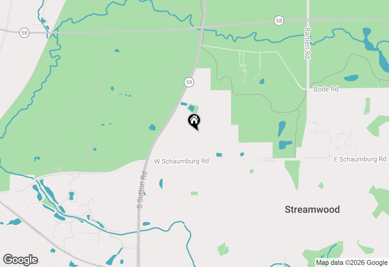 Map of 130 Canton Lane, Streamwood, IL 60107