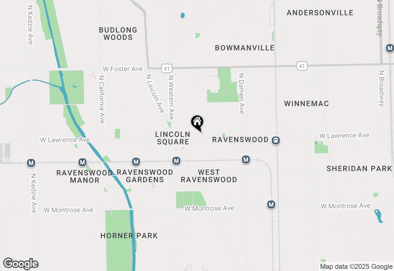 Map of 4802 N Bell Avenue #204, Chicago, IL 60625
