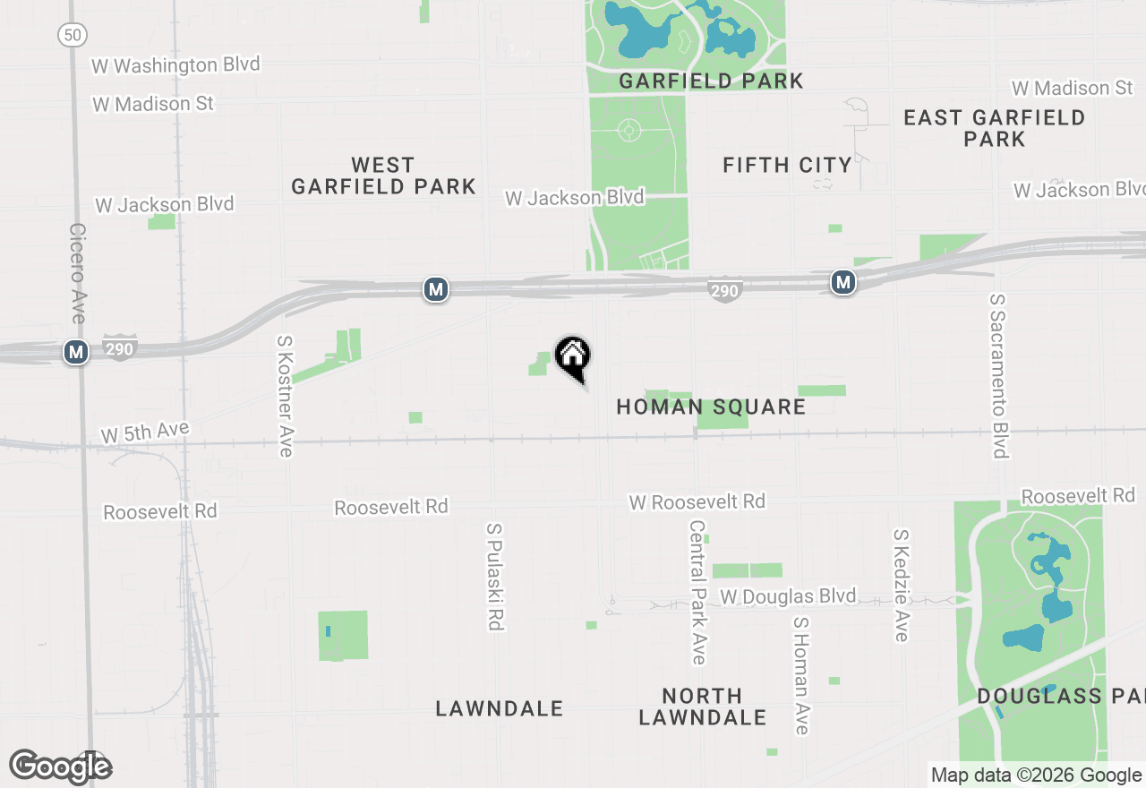 Map of 3824 W Arthington Street, Chicago, IL 60624