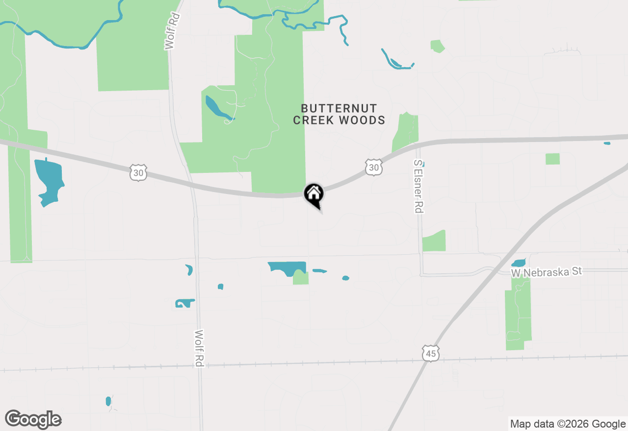 Map of 21588 Williamsburg Court, Frankfort, IL 60423