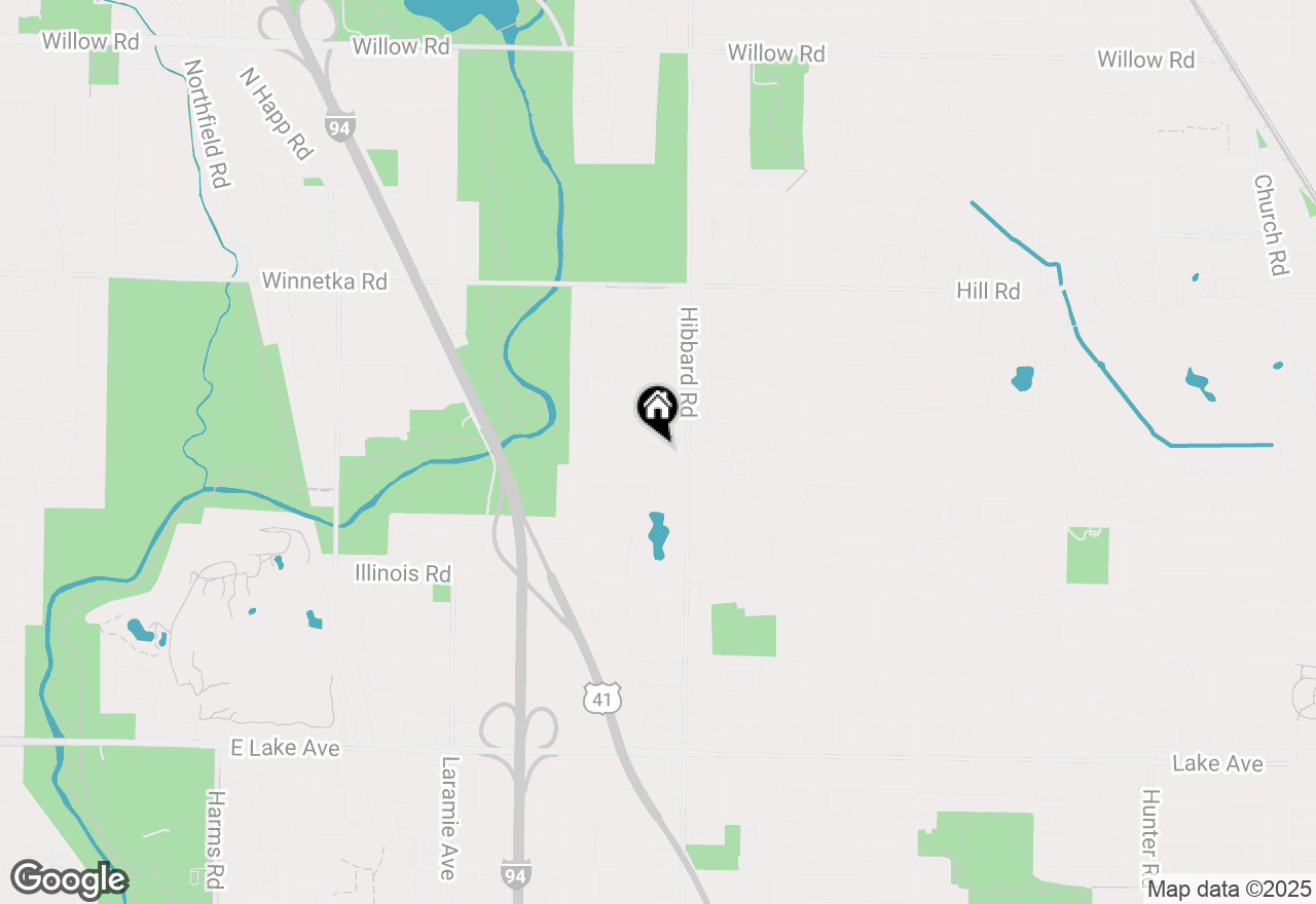 Map of 10 Meadowview Drive, Northfield, IL 60093