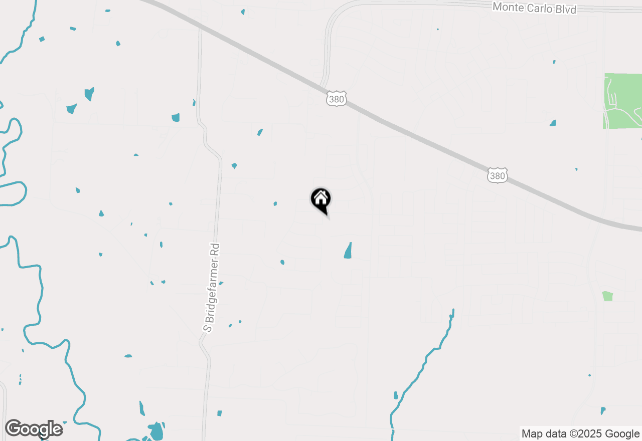 Map of 606 Ezra Lane, Mckinney, TX 75069