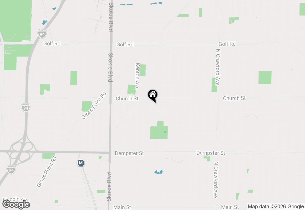 Map of 9131 Kilbourn Avenue, Skokie, IL 60076