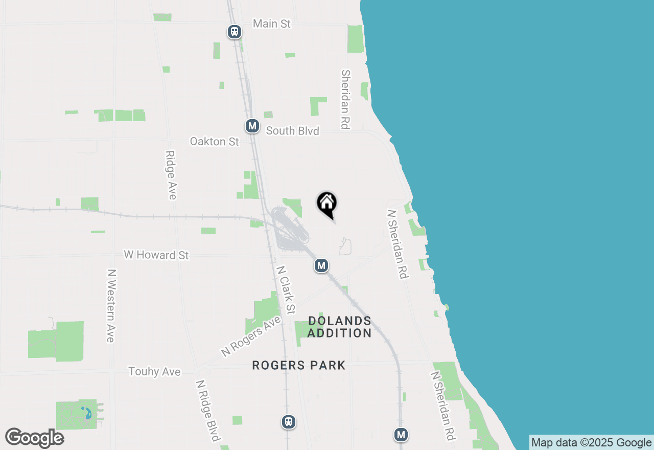 Map of 7700 N Marshfield Avenue #2, Chicago, IL 60626