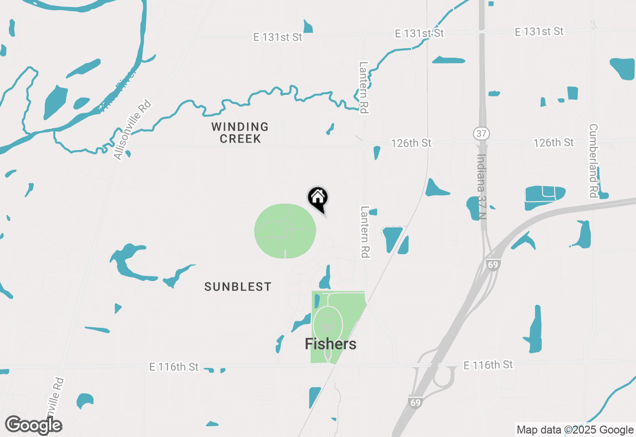 Map of 12415 Ellipse Parkway, Fishers, IN 46038