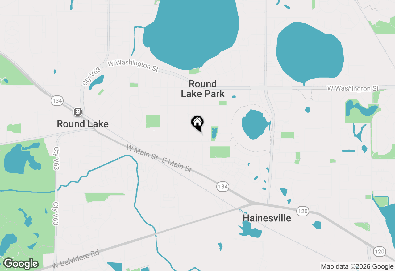 Map of 209 Bellevue Drive, Round Lake Park, IL 60073