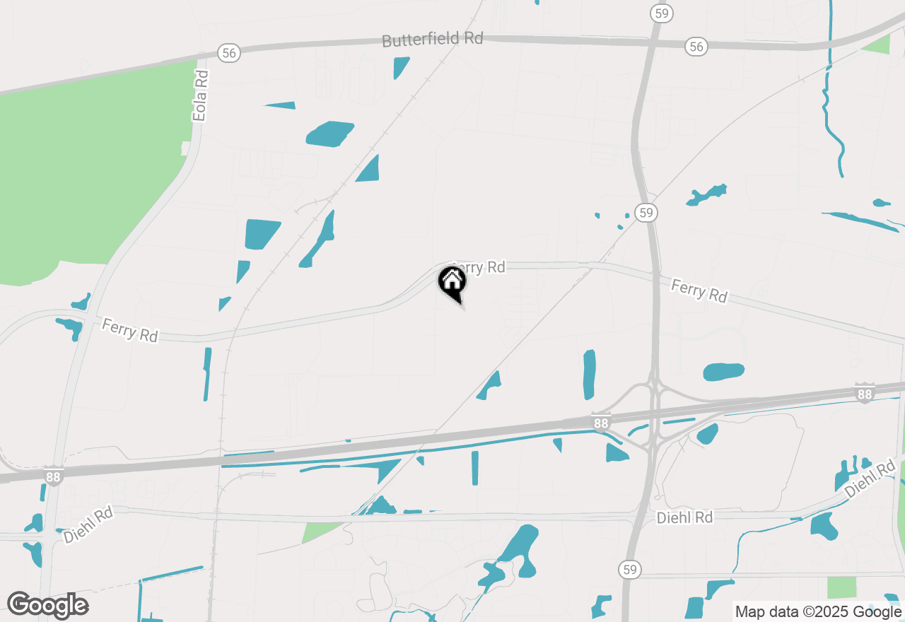 Map of 4s241 Meadow Road, Naperville, IL 60563