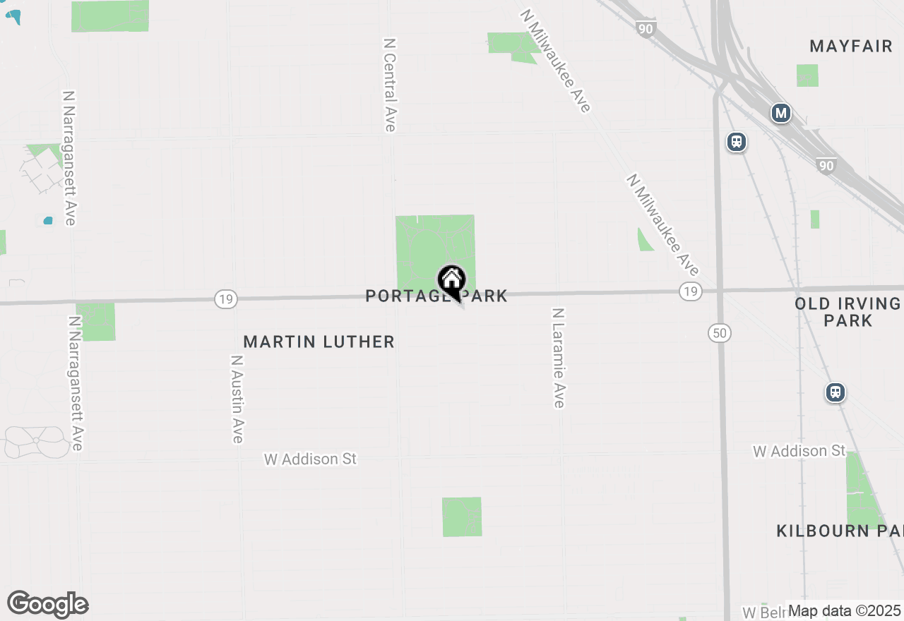 Map of 5436 W Dakin Street, Chicago, IL 60641