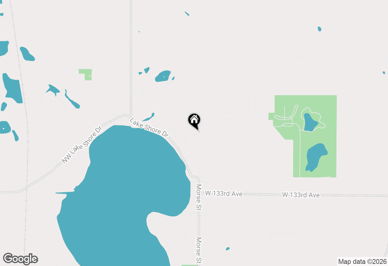 Map of 7204 W 129th Lane, Cedar Lake, IN 46303