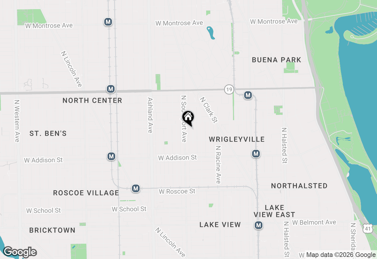 Map of 3737 N Southport Avenue, Chicago, IL 60613