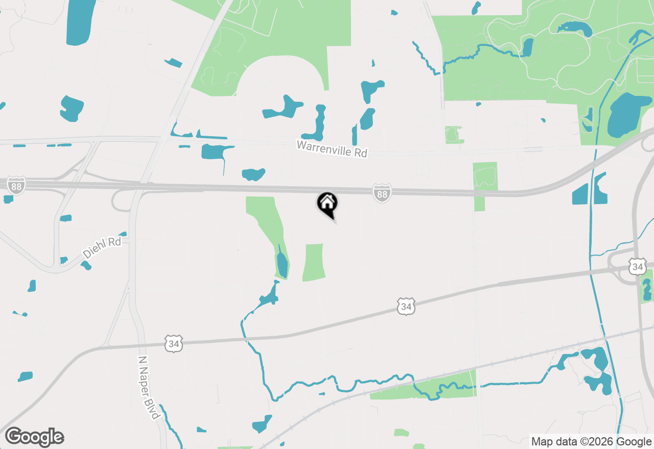 Map of 4426 Black Partridge Lane, Lisle, IL 60532