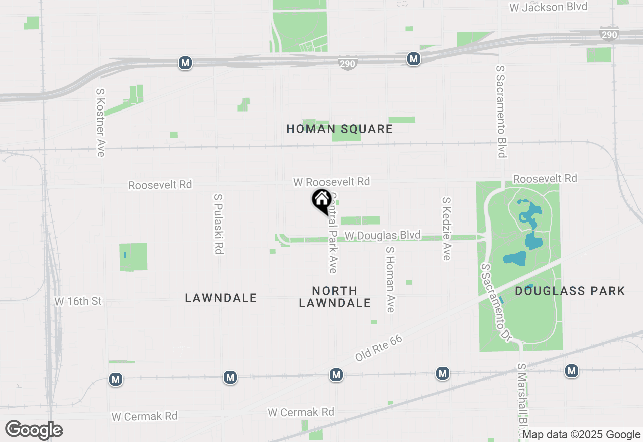 Map of 1321 S Millard Avenue #2, Chicago, IL 60623