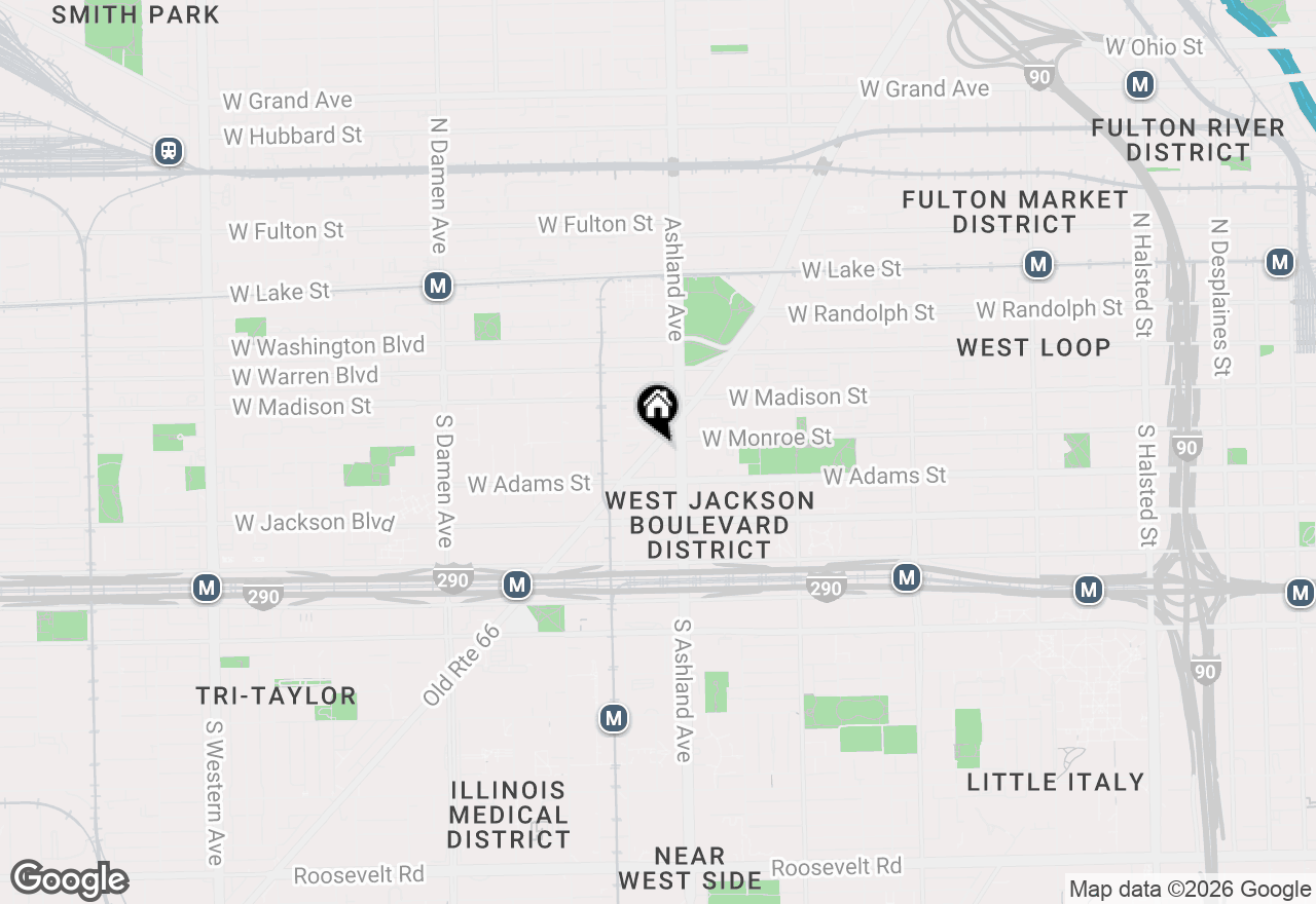 Map of 1645 W Ogden Avenue #328, Chicago, IL 60612