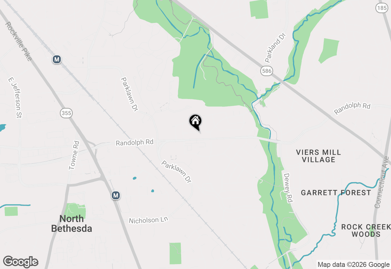 Map of 5104 Oakglen Drive, Rockville, MD 20852