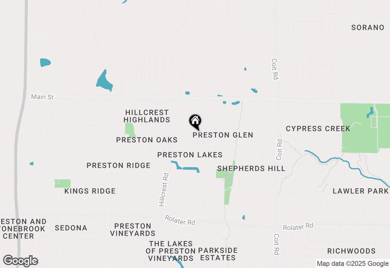 Map of 11413 Huntington Road, Frisco, TX 75035