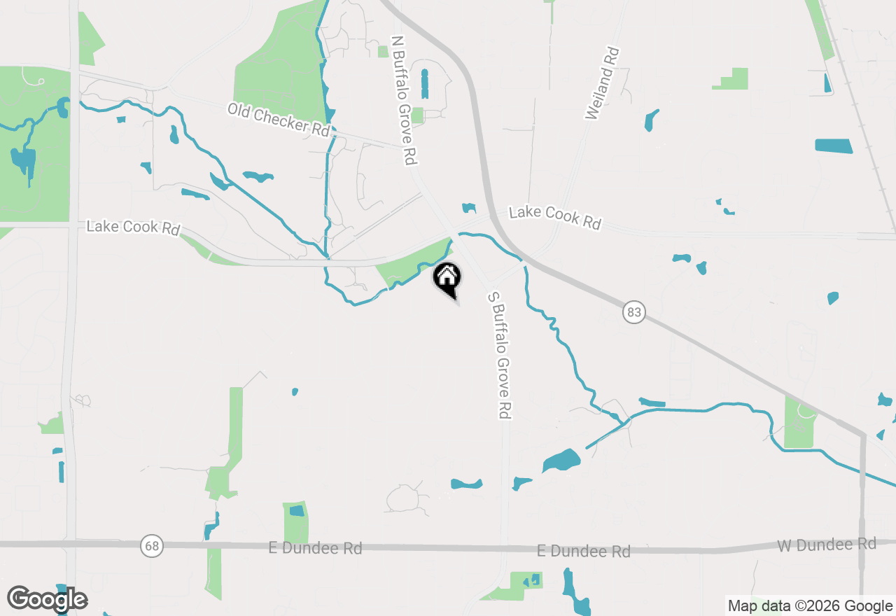 Map of 158 St Marys Parkway, Buffalo Grove, IL 60089