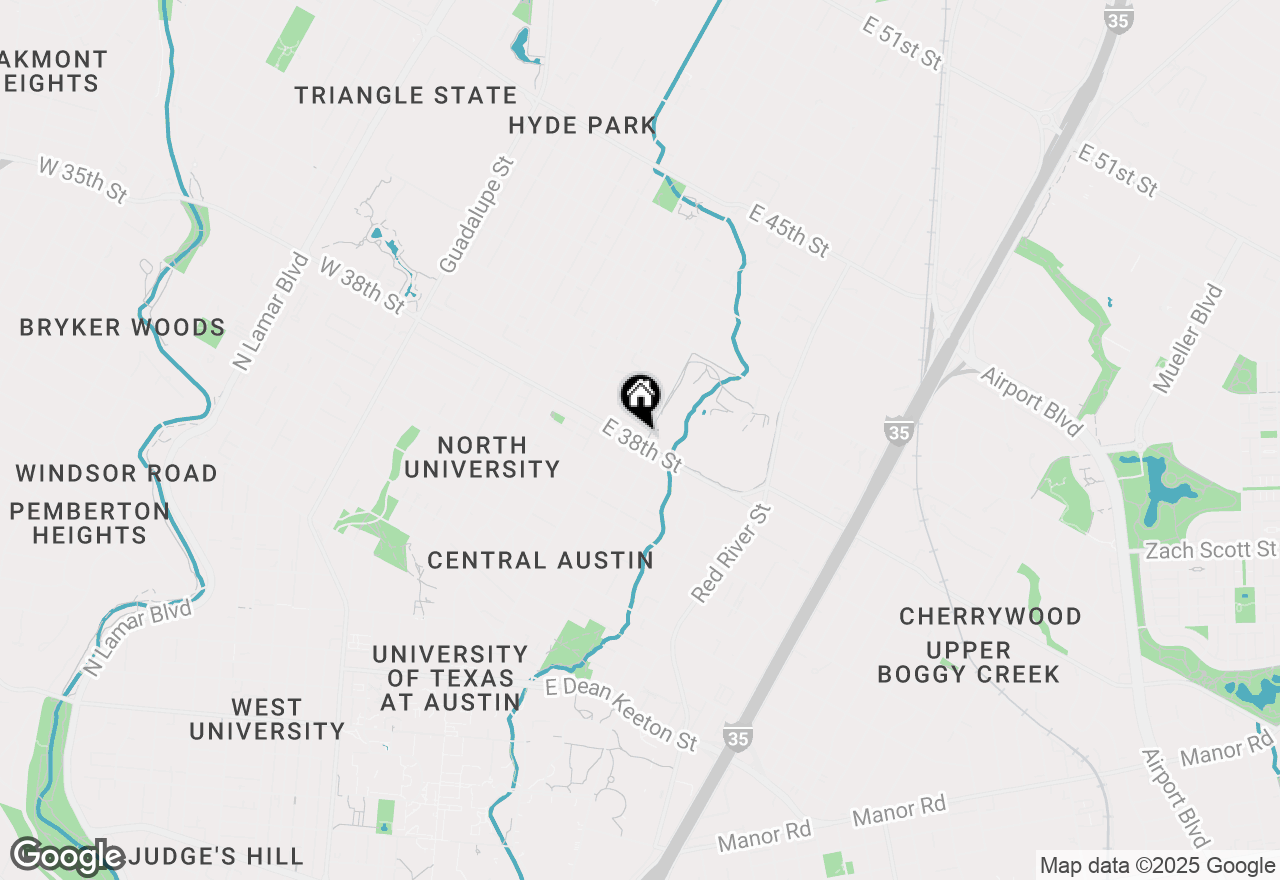 Map of 514 E 38th St #C, Austin, TX 78705