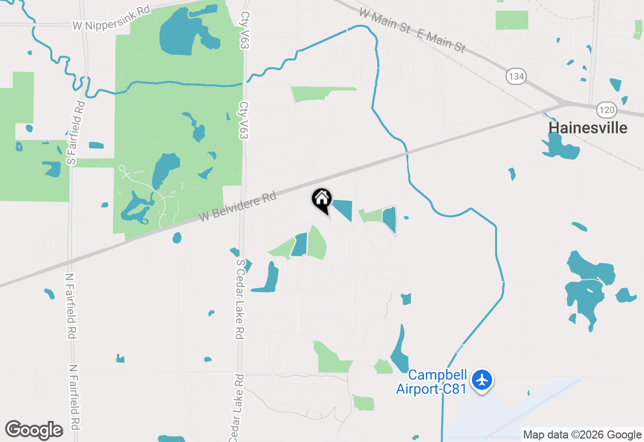 Map of 564 S Rosehall Lane #-, Round Lake, IL 60073