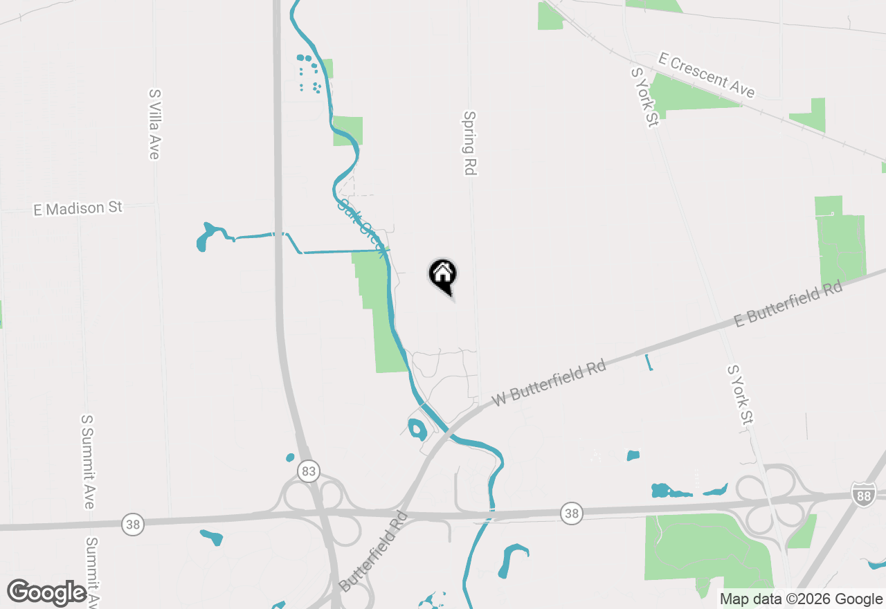 Map of 923 S Fairfield Avenue, Elmhurst, IL 60126