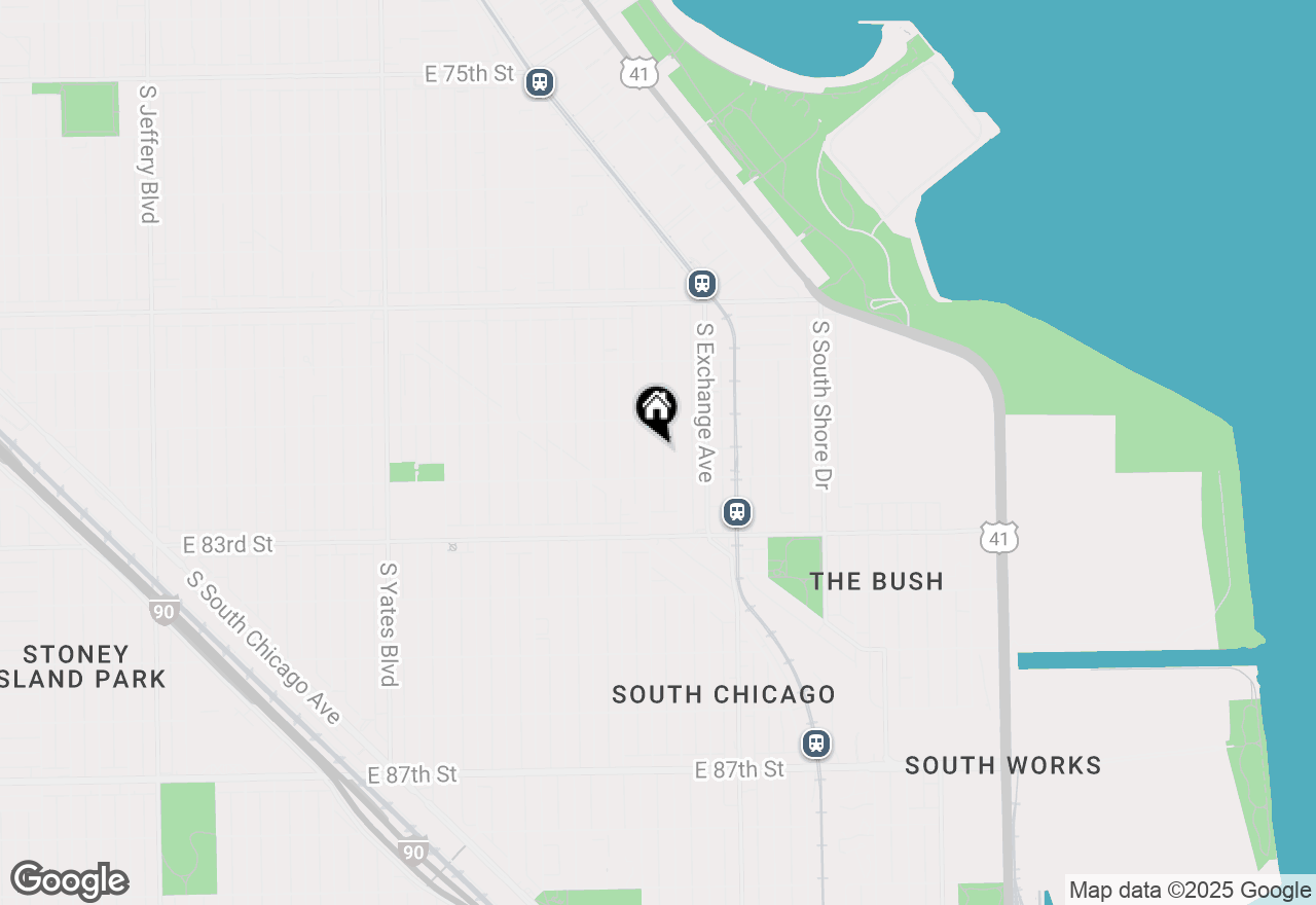 Map of 8135 S Muskegon Avenue, Chicago, IL 60617