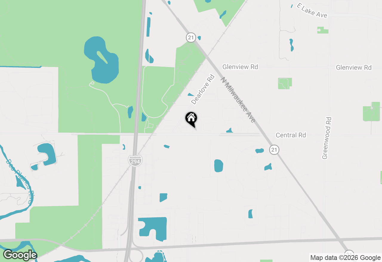 Map of 4252 Central Road #102, Glenview, IL 60025