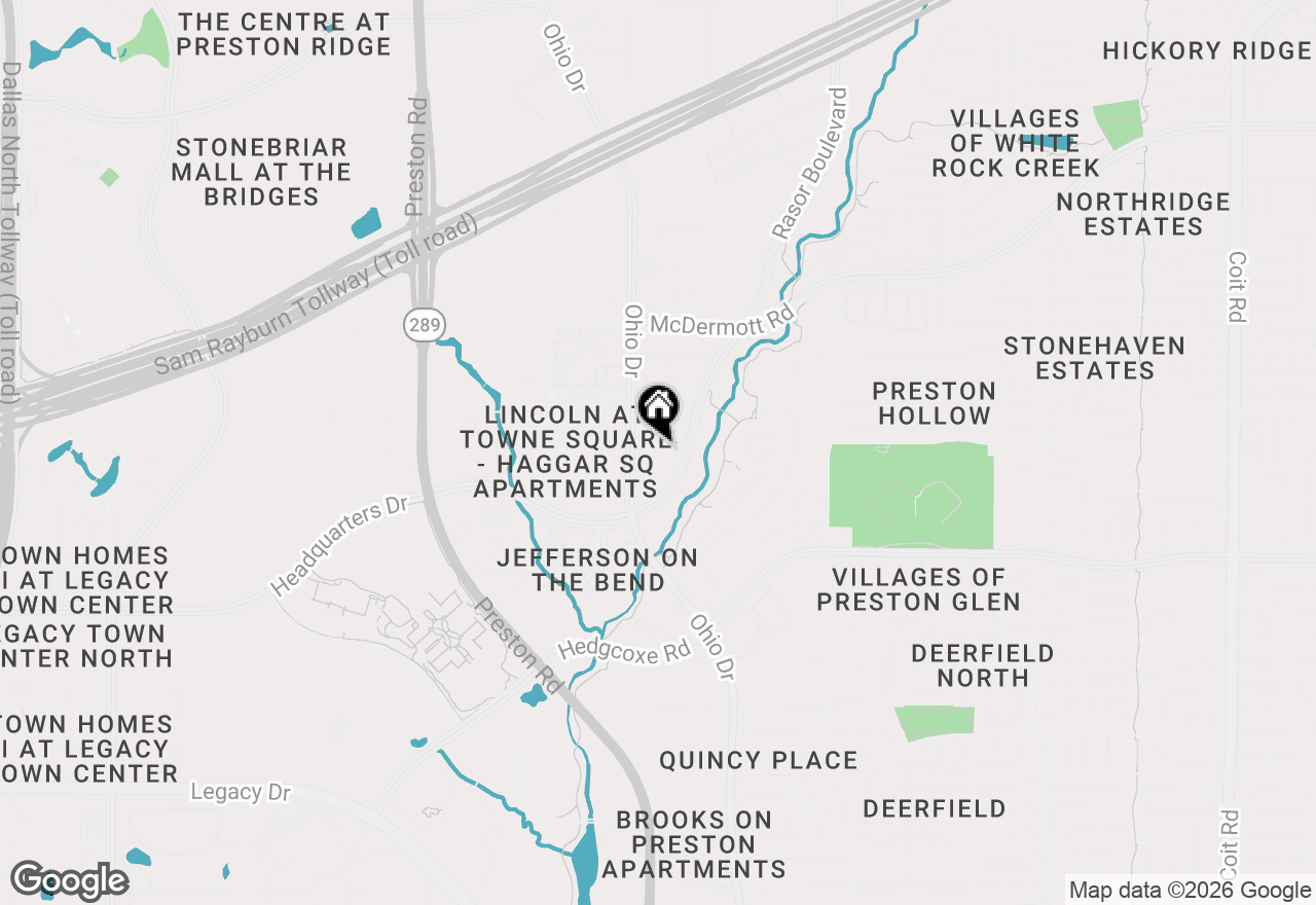 Map of 4616 Vista Grande Drive, Plano, TX 75024