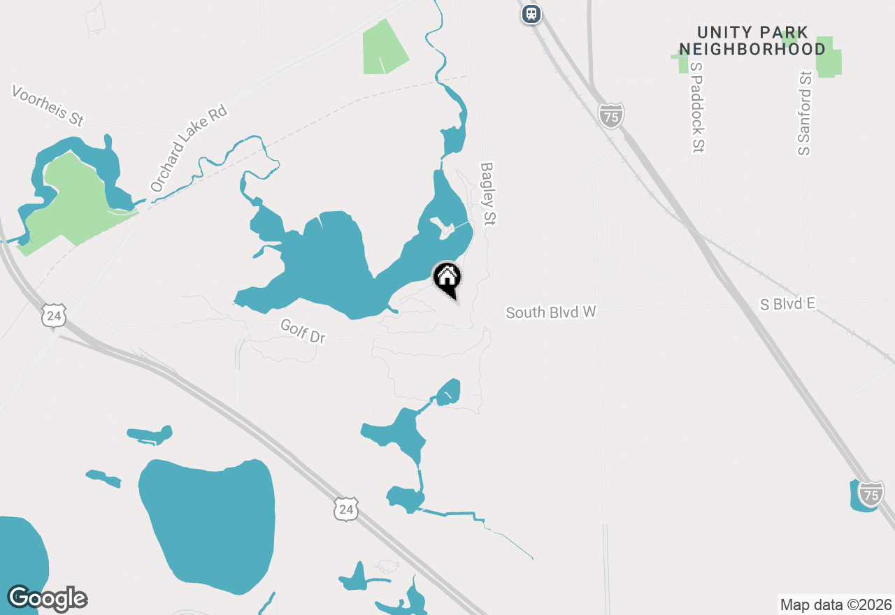 Map of 217 Oak Ridge Drive, Pontiac, MI 48341