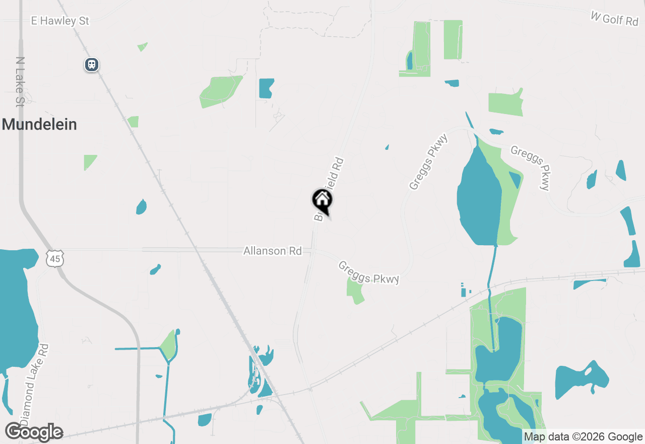 Map of 1700 Saint Andrew Drive, Vernon Hills, IL 60061