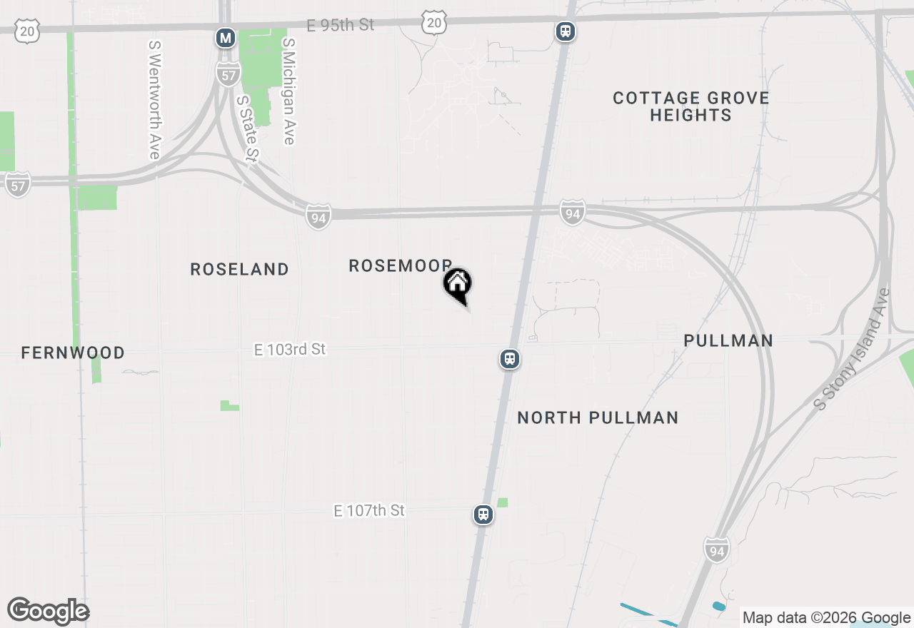 Map of 10210 S Rhodes Avenue, Chicago, IL 60628