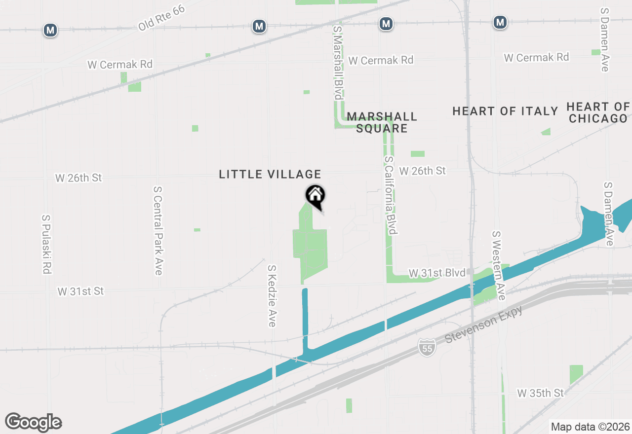 Map of 2731 S Whipple Street, Chicago, IL 60623