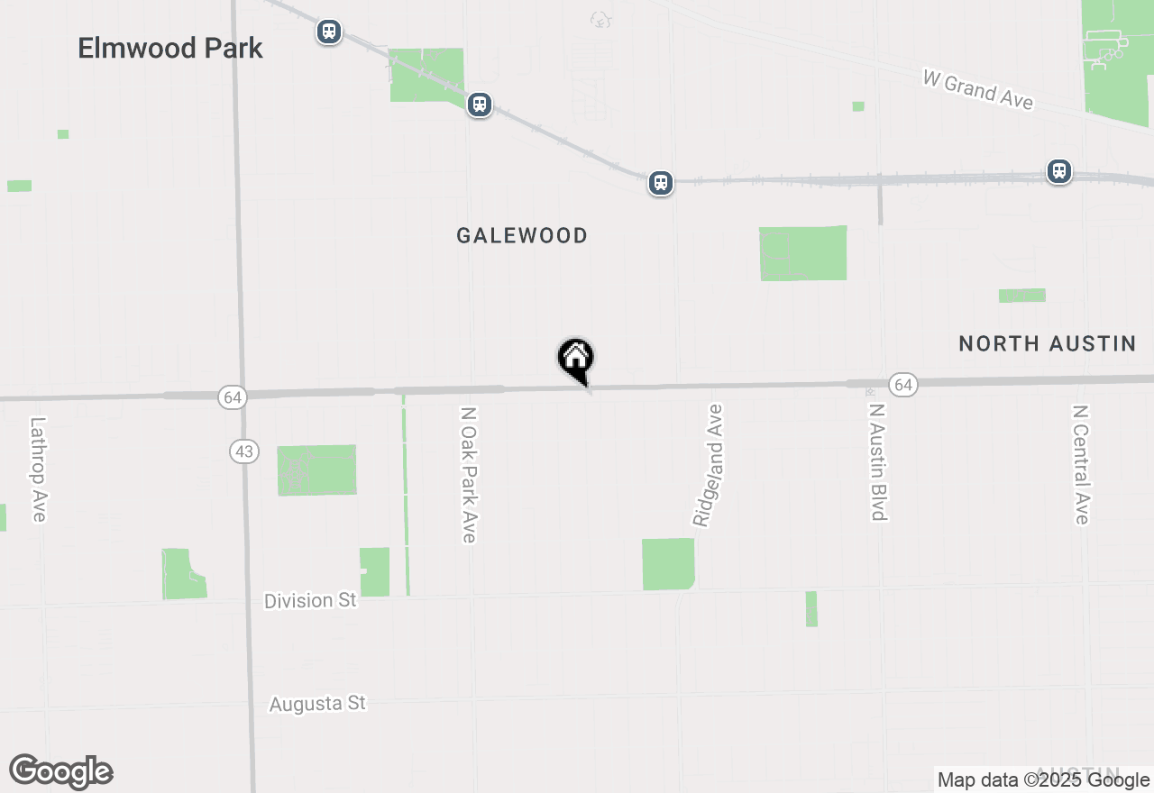 Map of 6555 W North Avenue #101, Oak Park, IL 60302