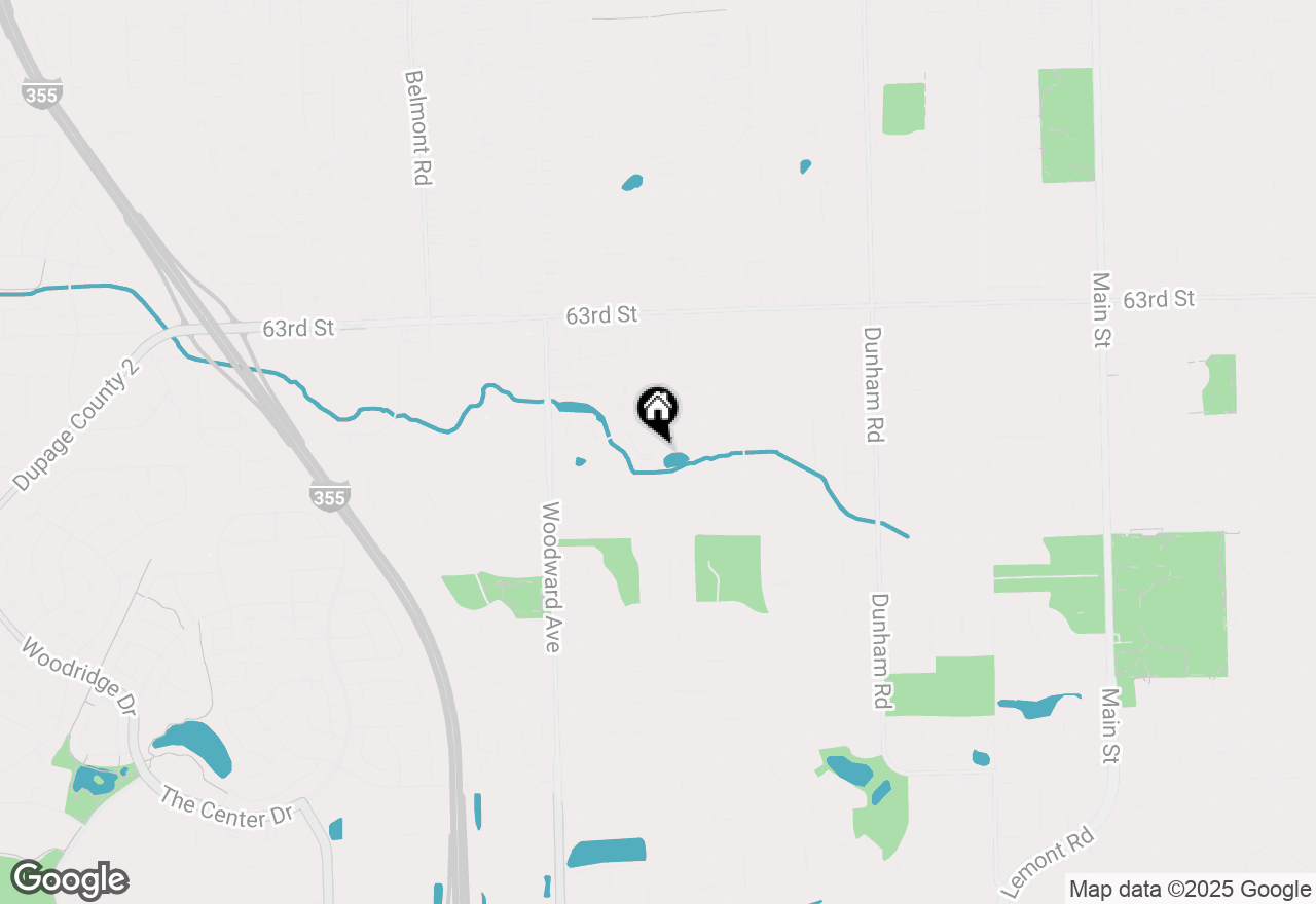 Map of 6521 Barclay Court, Downers Grove, IL 60516