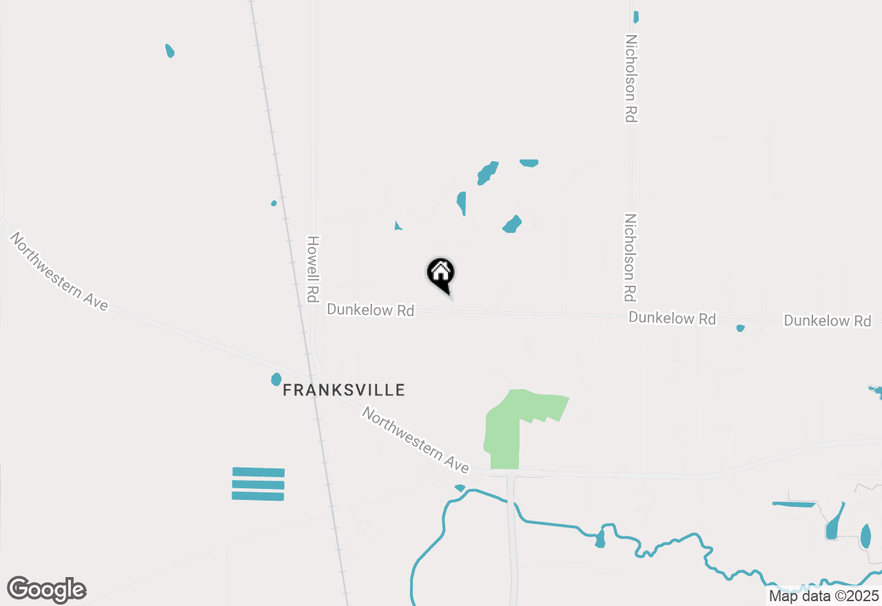 Map of 9918 Dunkelow Rd, Franksville, WI 53126