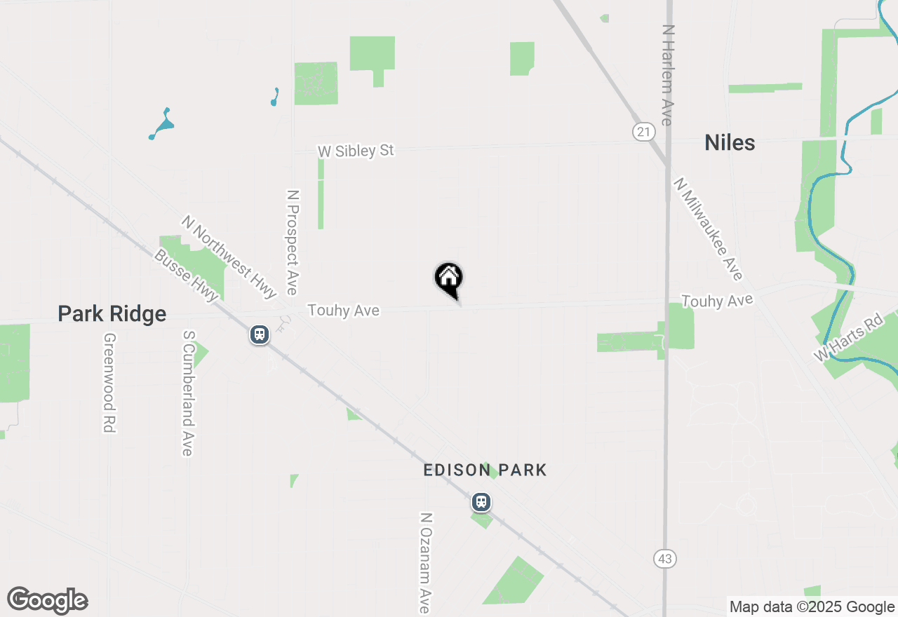 Map of 10579 W Touhy Avenue #2N, Rosemont, IL 60018