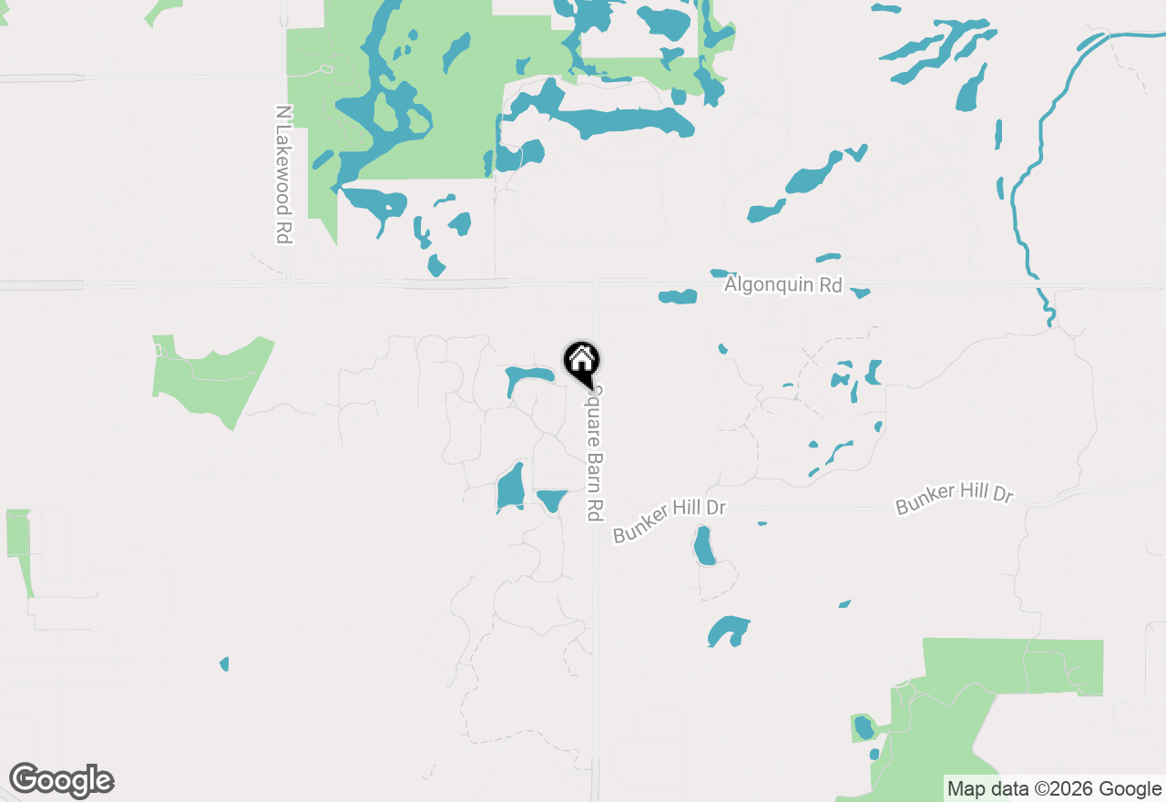Map of 4041 Whitehall Lane, Algonquin, IL 60102