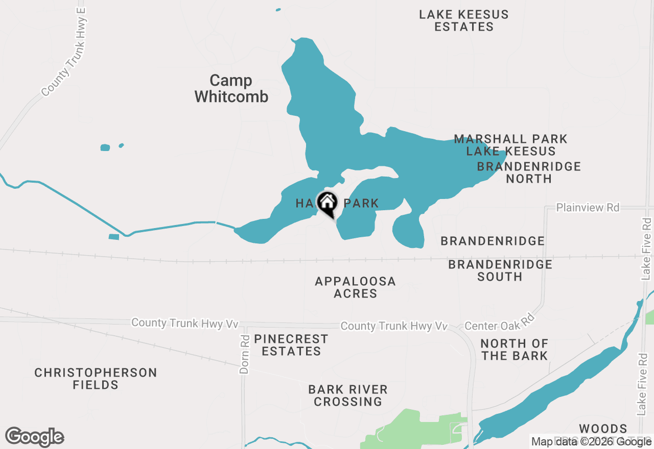 Map of W289N7940 Park Dr, Hartland, WI 53029