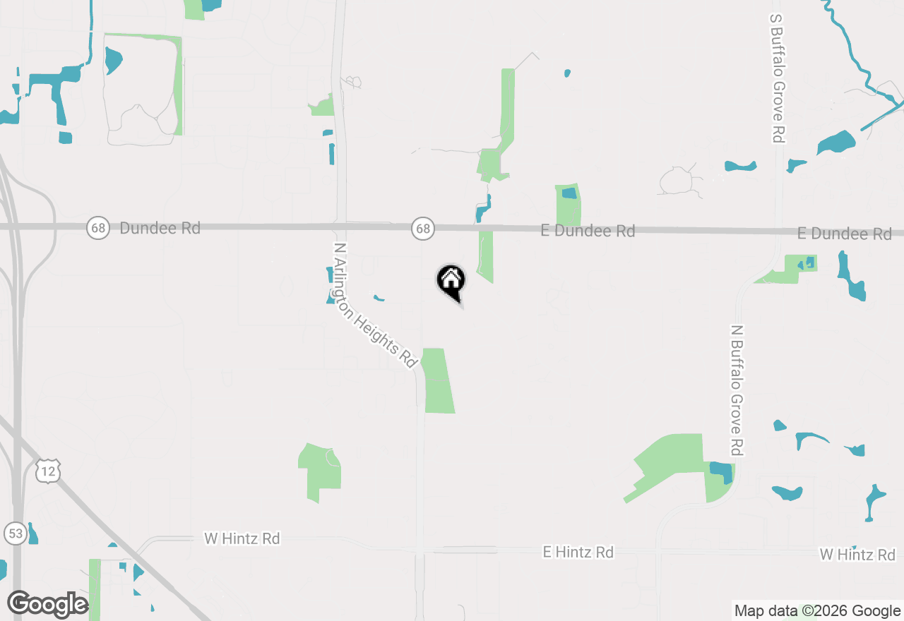 Map of 845 Miller Lane #101, Buffalo Grove, IL 60089