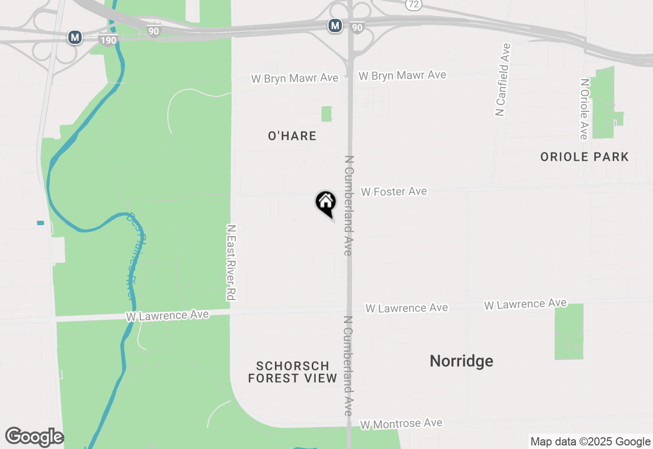 Map of 8500 W Carmen Avenue, Chicago, IL 60656