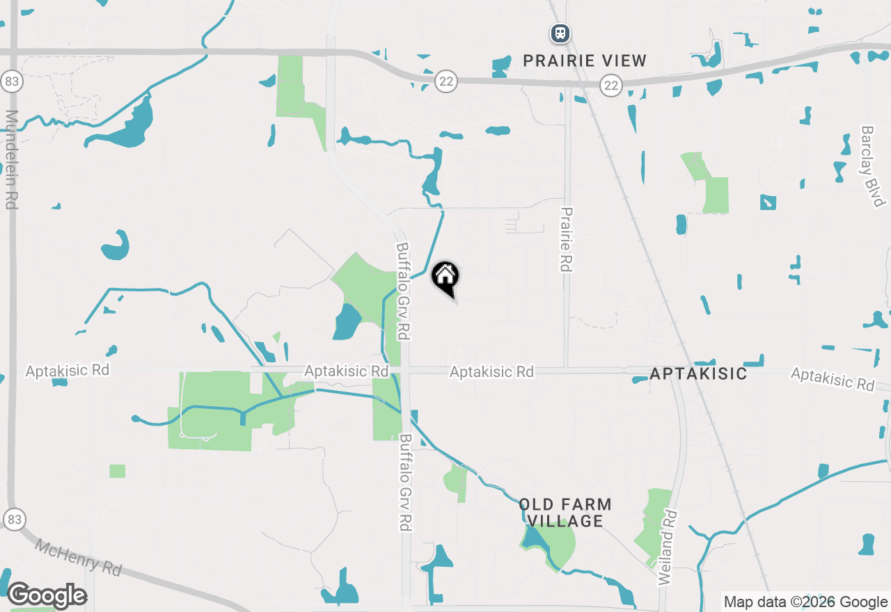 Map of 249 Hoffmann Drive, Buffalo Grove, IL 60089