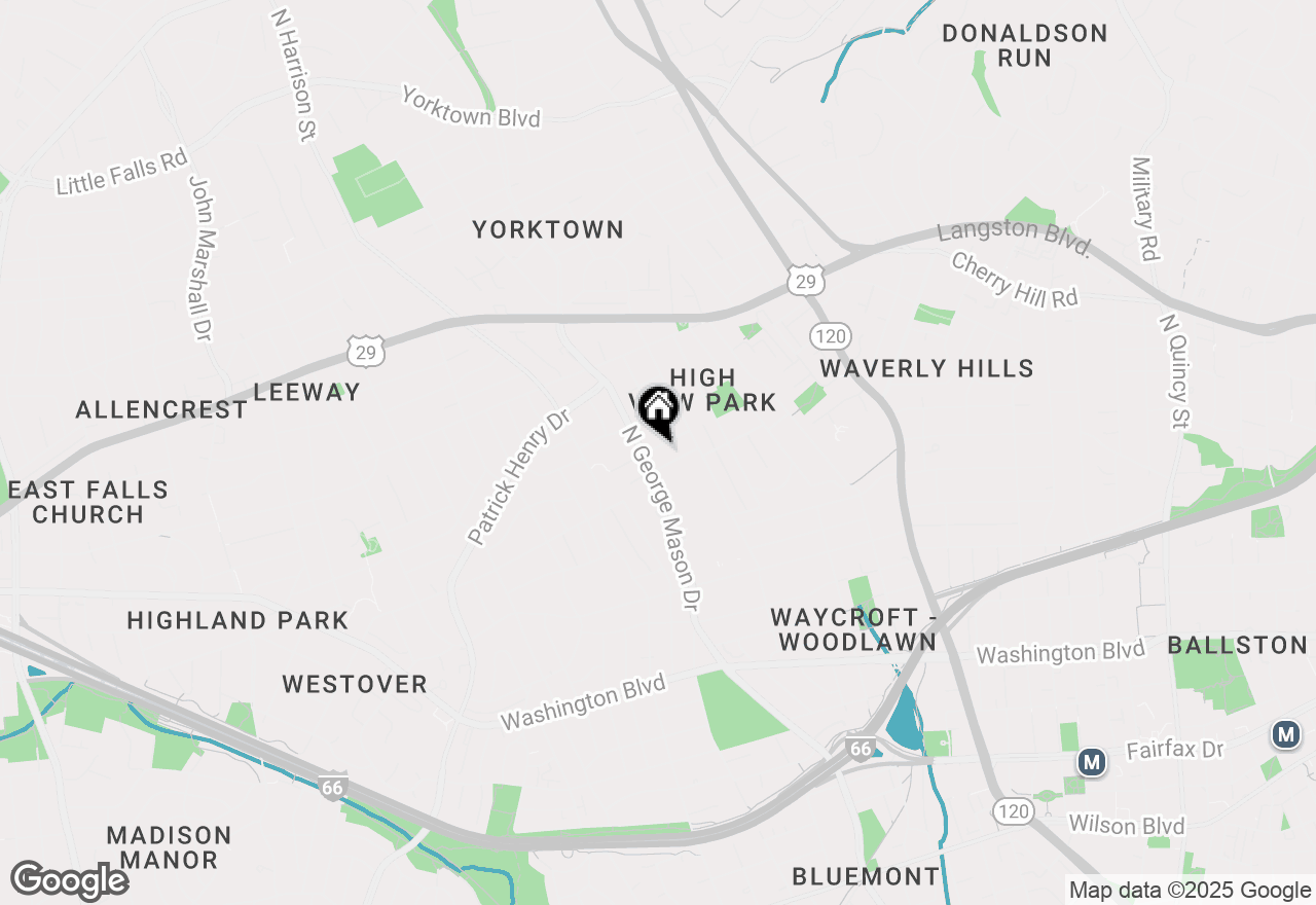 Map of 5132 19th Road N, Arlington, VA 22207