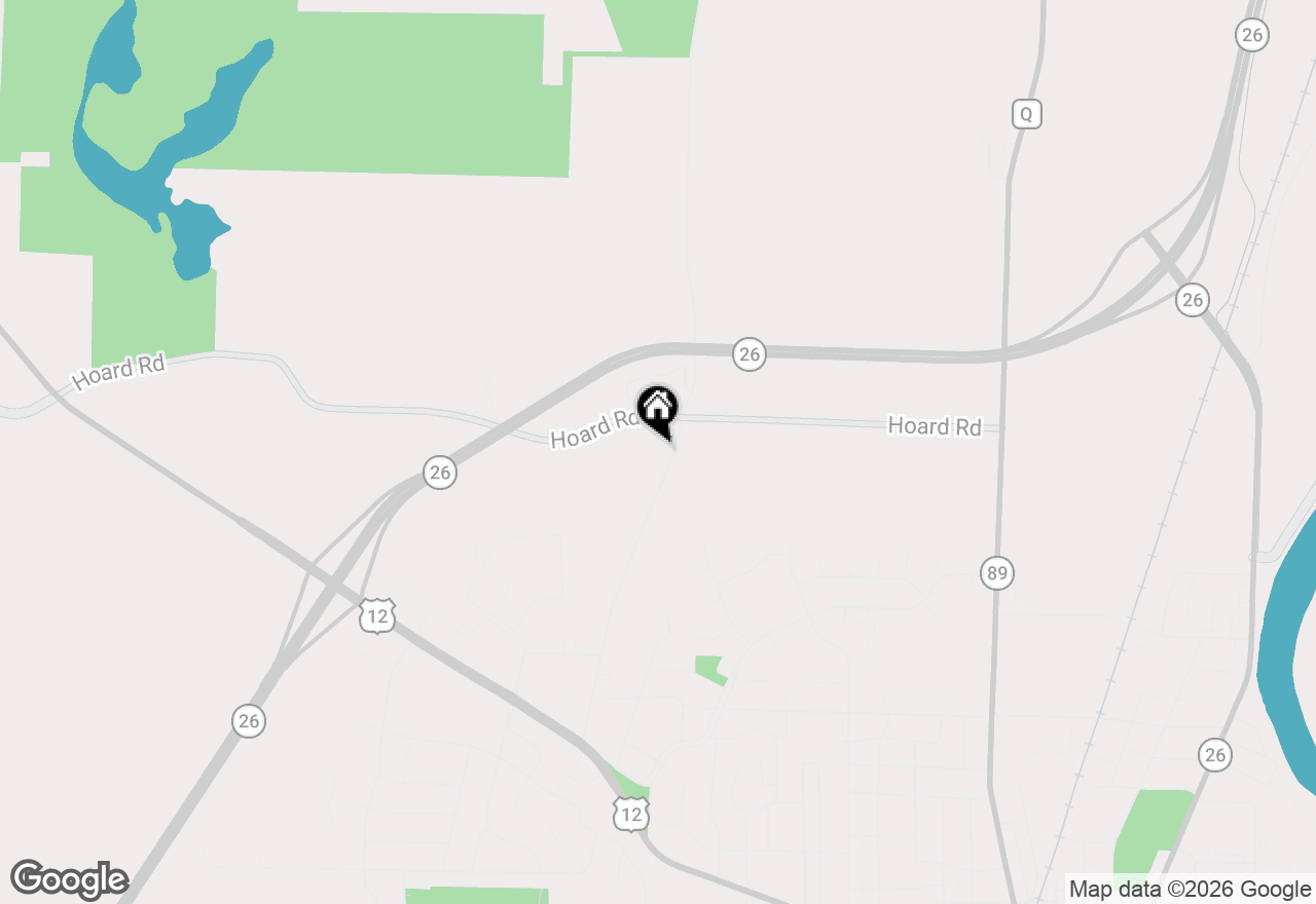 Map of 1315 Peony Pl, Fort Atkinson, WI 53538