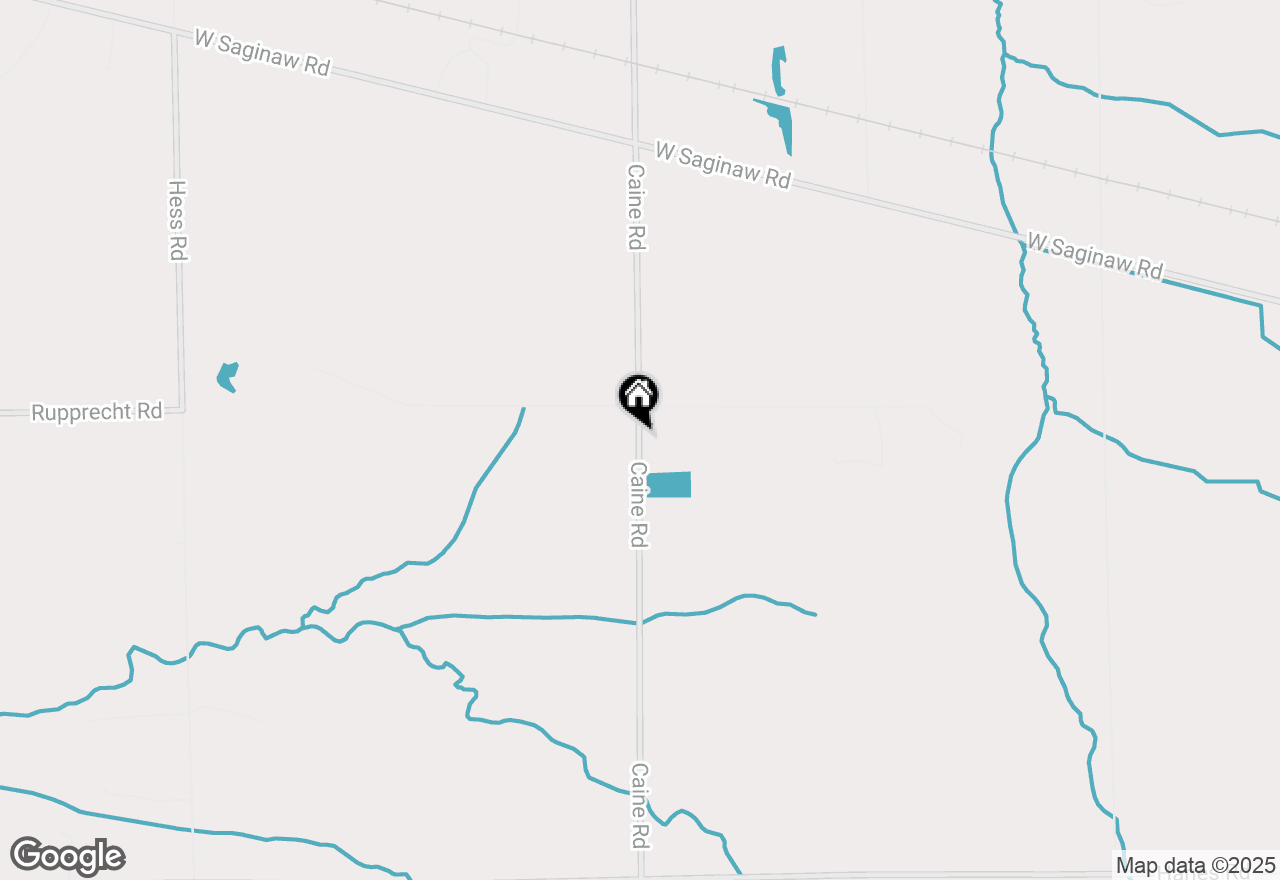 Map of Parcel C+D Caine Road, Vassar, MI 48768