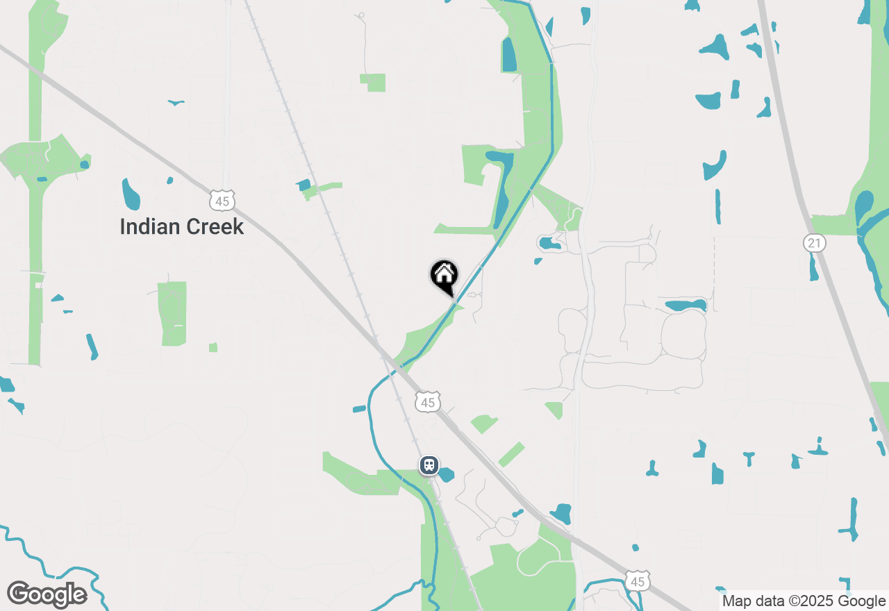 Map of 135 Midway Lane, Vernon Hills, IL 60061