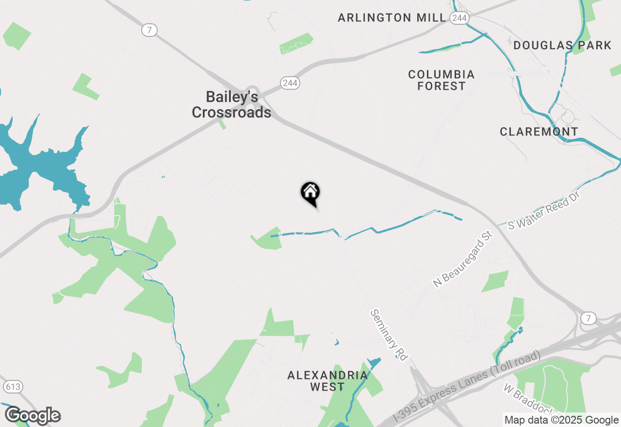 Map of 5527 Bouffant Boulevard, Alexandria, VA 22311