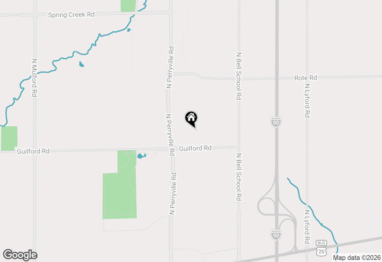 Map of 1441 Ramsey Close, Rockford, IL 61107