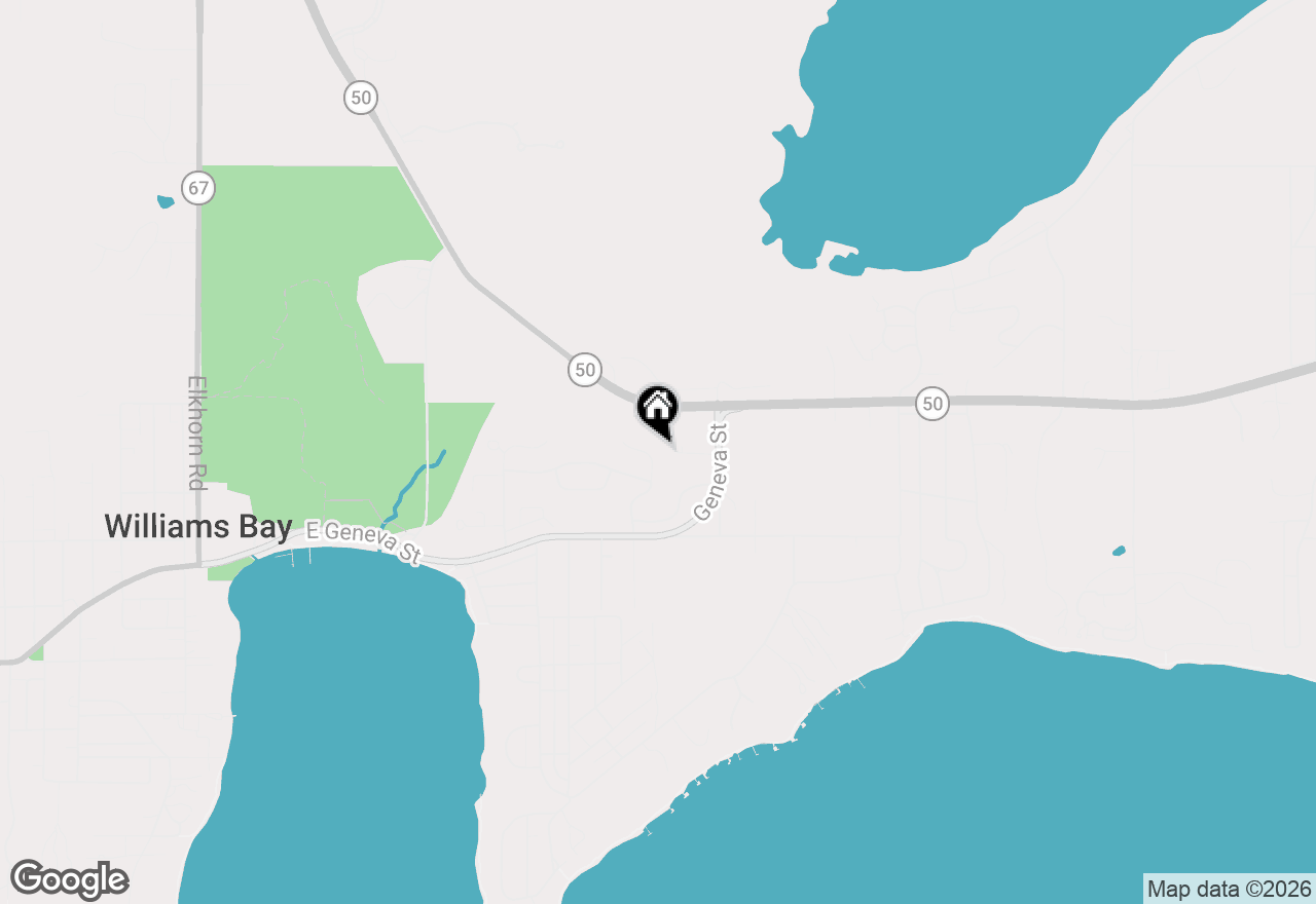 Map of 125 Potawatomi Rd, Williams Bay, WI 53191
