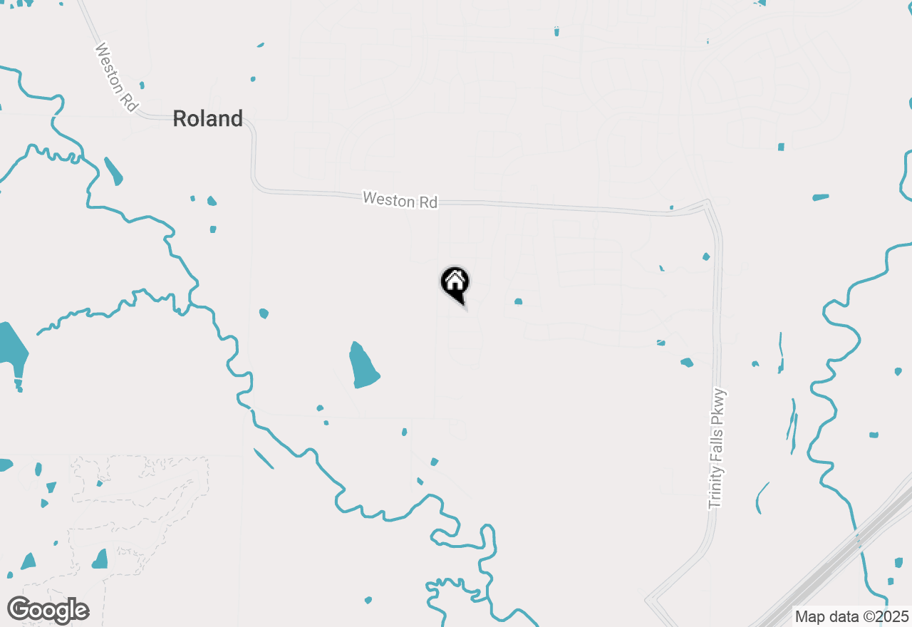 Map of 1816 Alpine Larch Lane, Mckinney, TX 75071