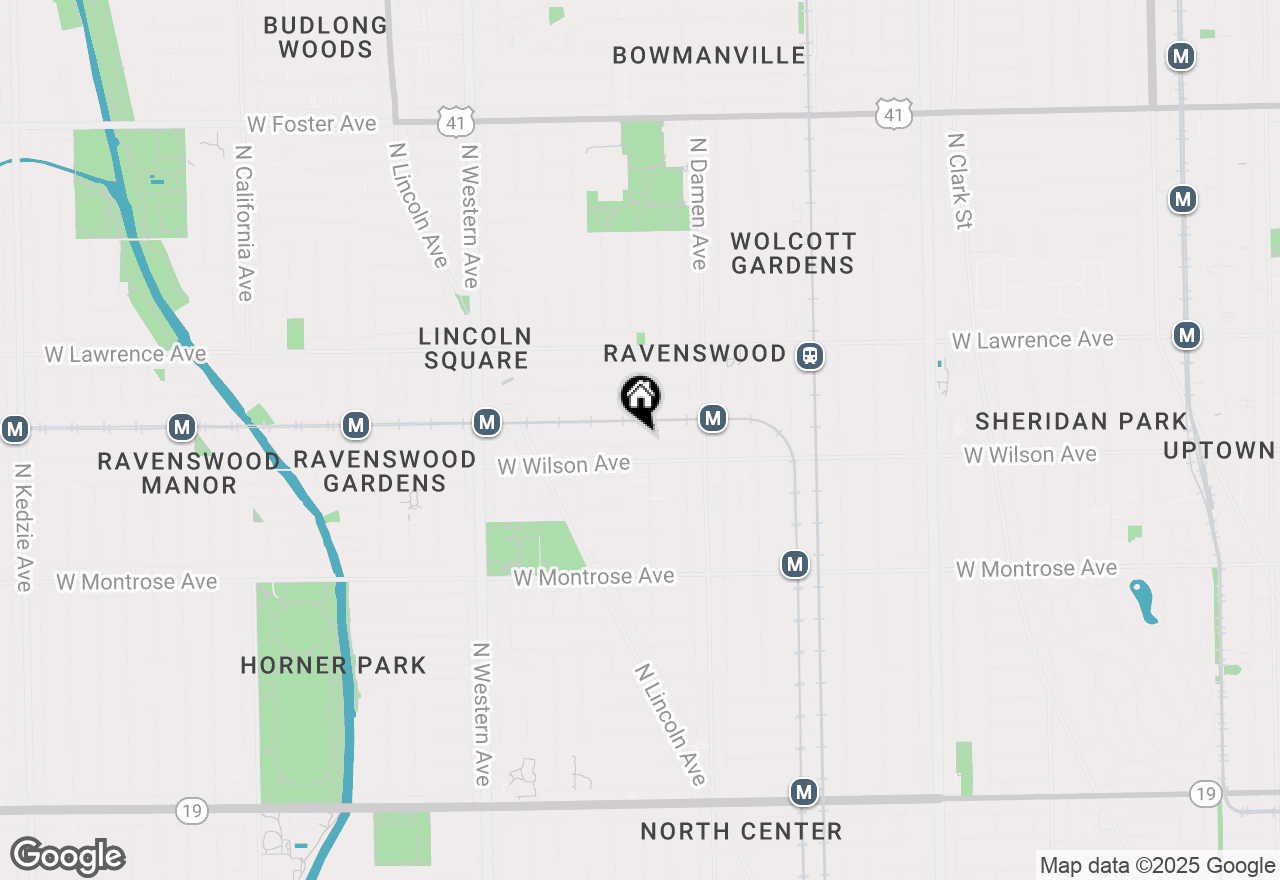 Map of 2129 W Eastwood Avenue, Chicago, IL 60625